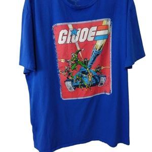 GI Joe Royal Blue multi Print Tee